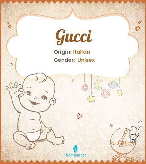 gucci boy names|what is gucci named after.